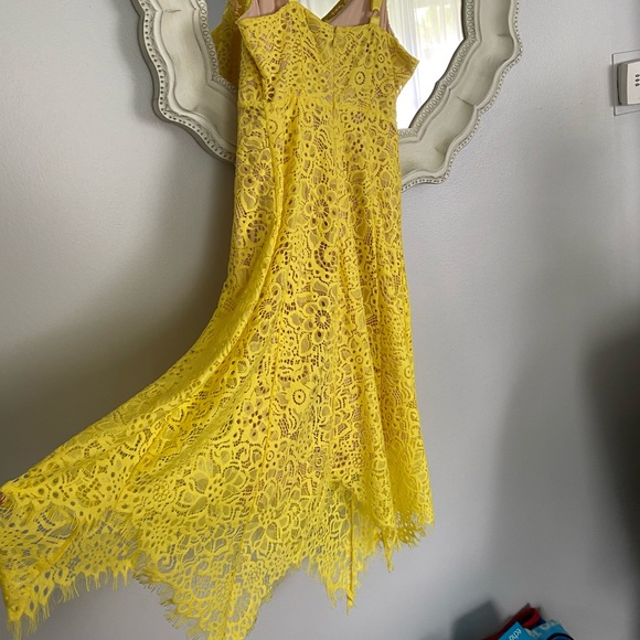 SOLD!!! I.N.C. Lace Hanky-Hem Midi Dress - Picture 2 of 4